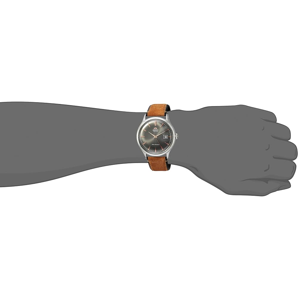 Orient Bambino 4 Classic Automatic with Hand Winding Grey Dial Watch Fac08003 a
