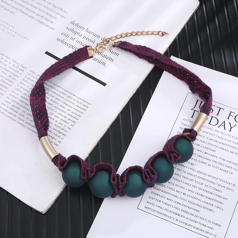 

Модные ожерелья для женских ювелирных изделий зелёный