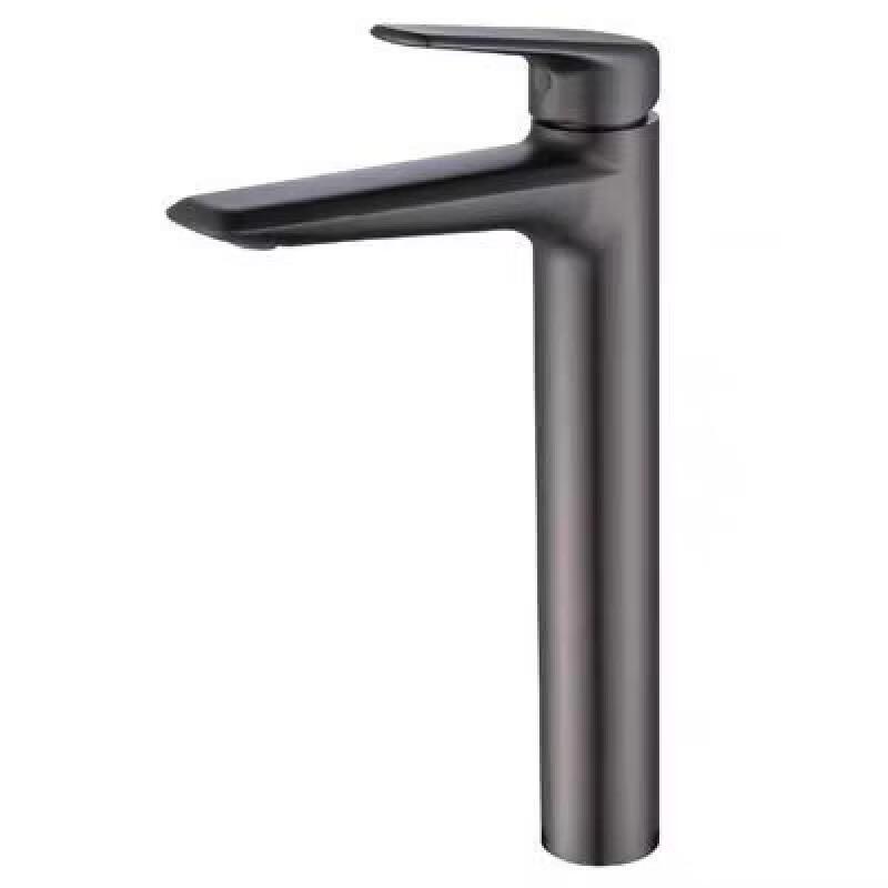 OEING Gun Grey Tall Basin Faucet Bathroom Kitchen Tap Accessories