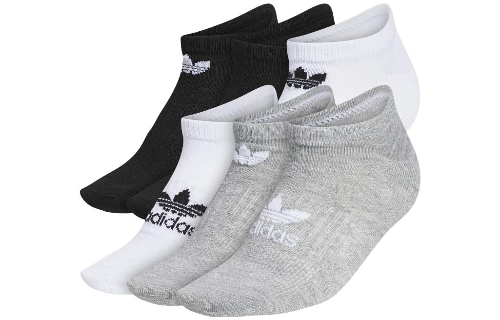 Adidas Originals SUPERLITE No Show Socks Women s 6 Pack FZ6678 M