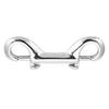 Silver Durable Stainless Steel Double Ended Clip Hook Bolt Snap Scuba Diving Buckle