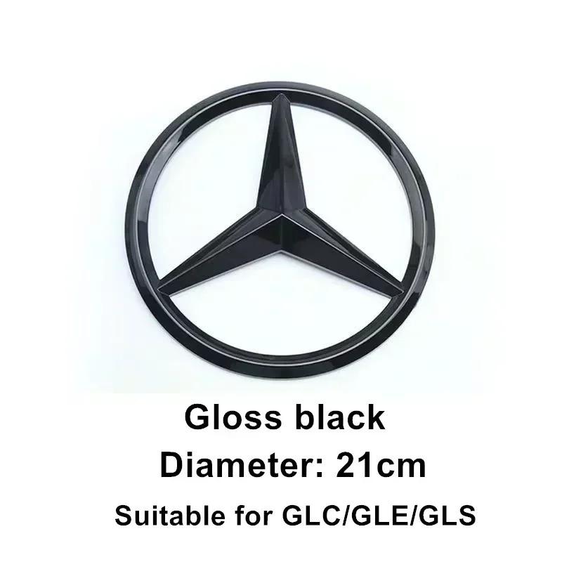 VRF2 ABS Car Front Grille Emblem Decal Cover Accessories for Mercedes Benz W204 W205 W210 W211 W212 W213 C E Class GLA GLK ML GLC GLE
