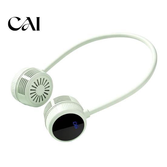 Personal Fan for Business Trips Portable Neck Fan, Hands Free Bladeless Cooling with 3 Speed, USB Summer Gadgets Kitchen Rechargeable Quiet