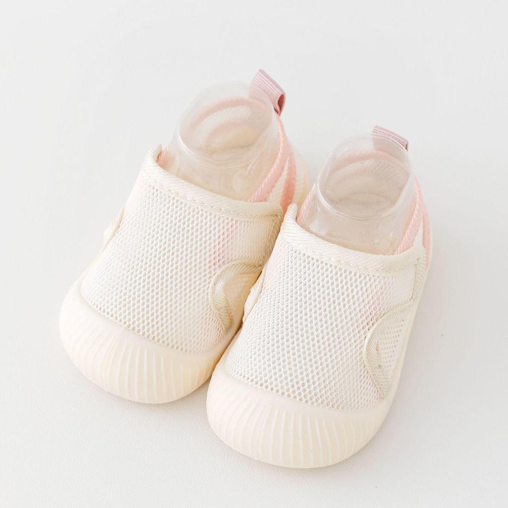 New Spring/Summer Breathable Non-Slip Baby Shoes with Soft Sole & Velcro Mesh Sandals