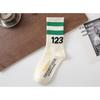 Men's Spring and Autumn Cotton Digital Striped School Style Sports Mid Calf Socks
