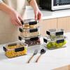 Large Capacity Transparent Refrigerator and Freezer Storage Box for Vegetables and Fruits.