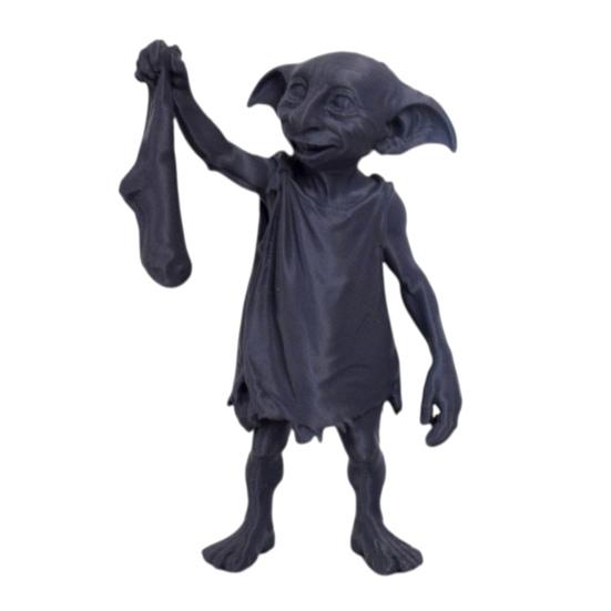 3D Printed Elf Figurine Holding Socks Elf Statue Sculpture Home Office Desktop Decoration Ornament Collectible Gift for Fans
