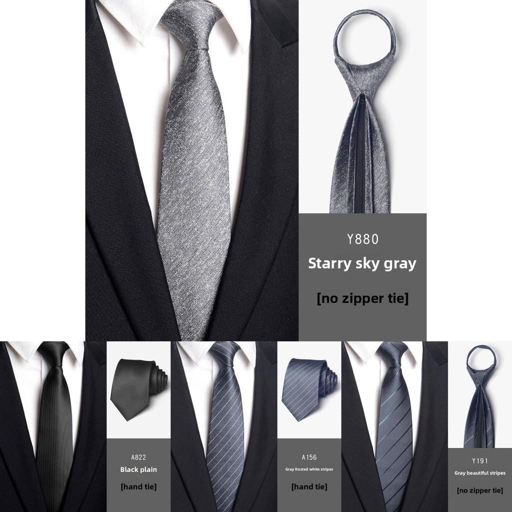 Men Striped Pattern Tie With Durable Material For Special Occasions