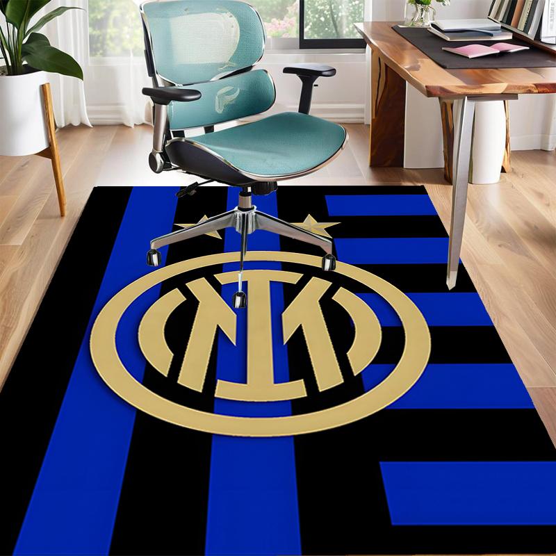 1 Stück Fußballteam-Design Teppich - Rutschfest, Weich & Gemütlich Fußmatte für Wohnzimmer, Schlafzimmer, Büro - Dekoteppich für Innen/Außen