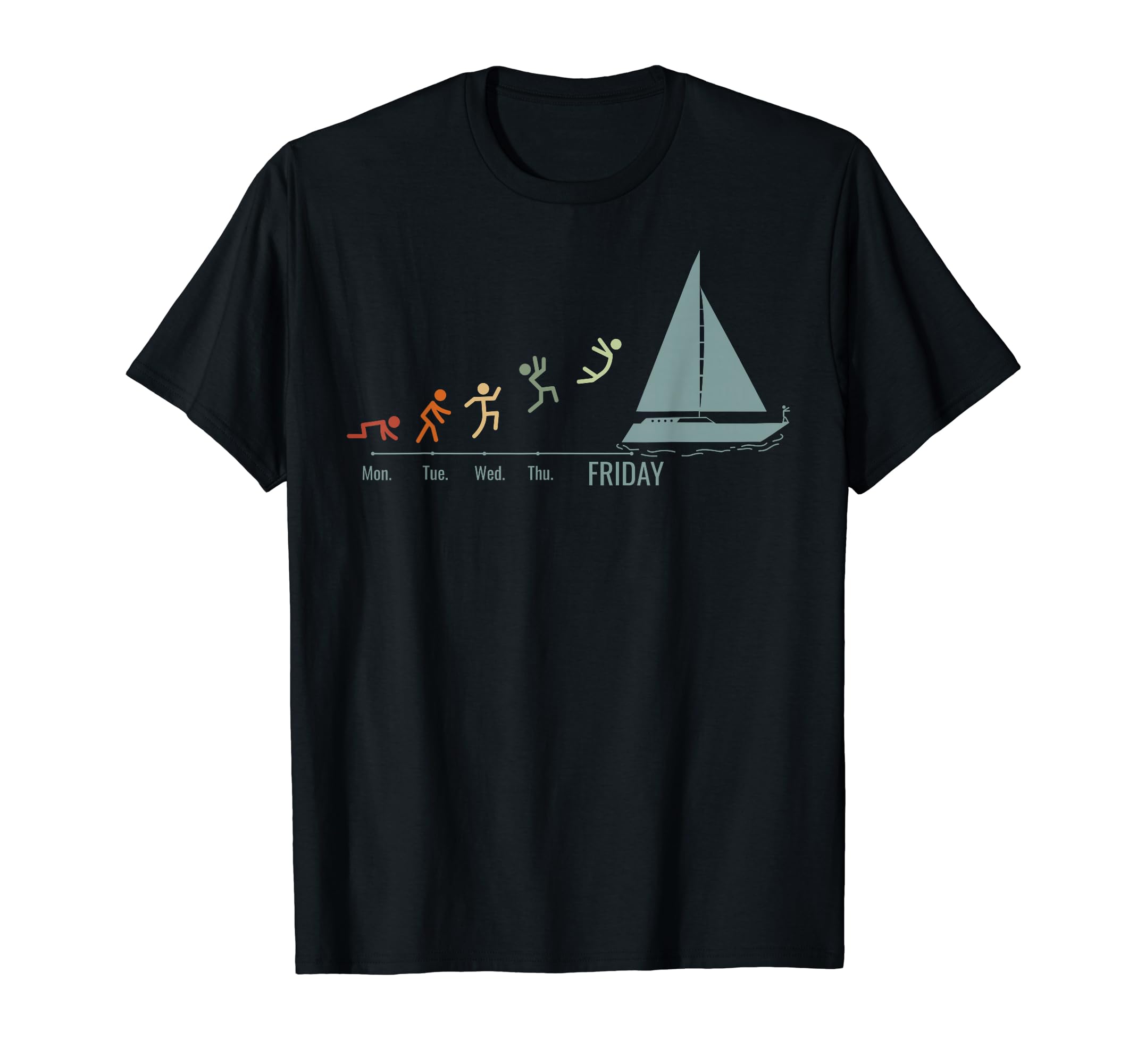 Yacht, Sailing Sailors Sailing Boat Sailing Yacht Sailing T-shirt