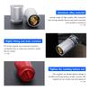 Per Porsche 4 Pezzi Tappi Valvole Aria Stelo Pneumatici Alluminio Auto Antipolvere Scatola Stelo Ruota Boxster Cayenne Panamera Macan Cayman 911 918 996