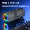 20W Wireless Bluetooth Speaker EBS608 Hifi Boombox Bluetooth 5.3 Powerful Bass RGB LED Light TF Card USB disk Play Long Playback Time for Music