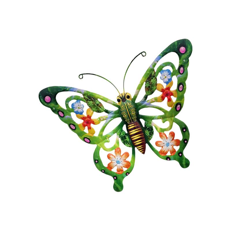 New Large Cutout Metal Butterfly Wall Art, Rust-Proof Outdoor Metal Sculpture For Garden Fence Patio Yard - Unique Gift