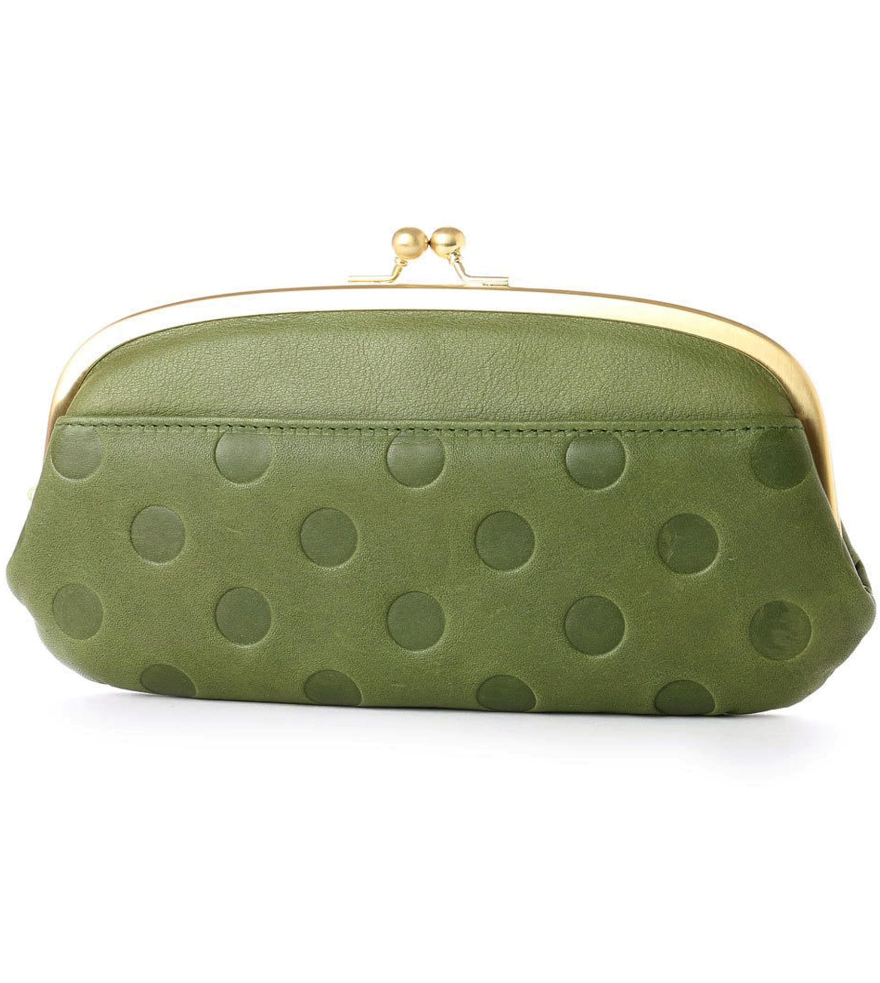 

ZUCCHERO Women s Long Wallet with Clasp Closure, Genuine Leather, Large Capacity, Thin Gusset, Green