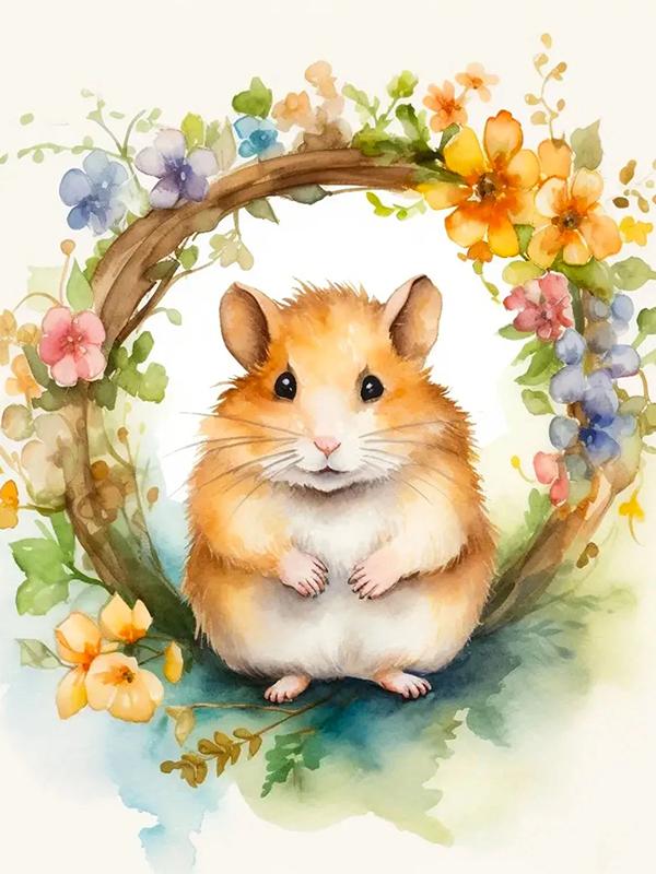 Pittura Diamante Decorativa Fai-da-te con Animaletti Carini e Personalità