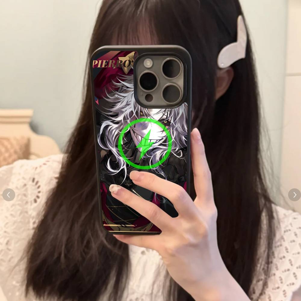 

Пьеро Цирк Уродцев Забавная Игра Магнитный Чехол Для IPhone 17 16 14 13 12 11 15 Pro Max Plus Беспроводная Зарядка Чехол Для Телефона iPhone 15 pro
