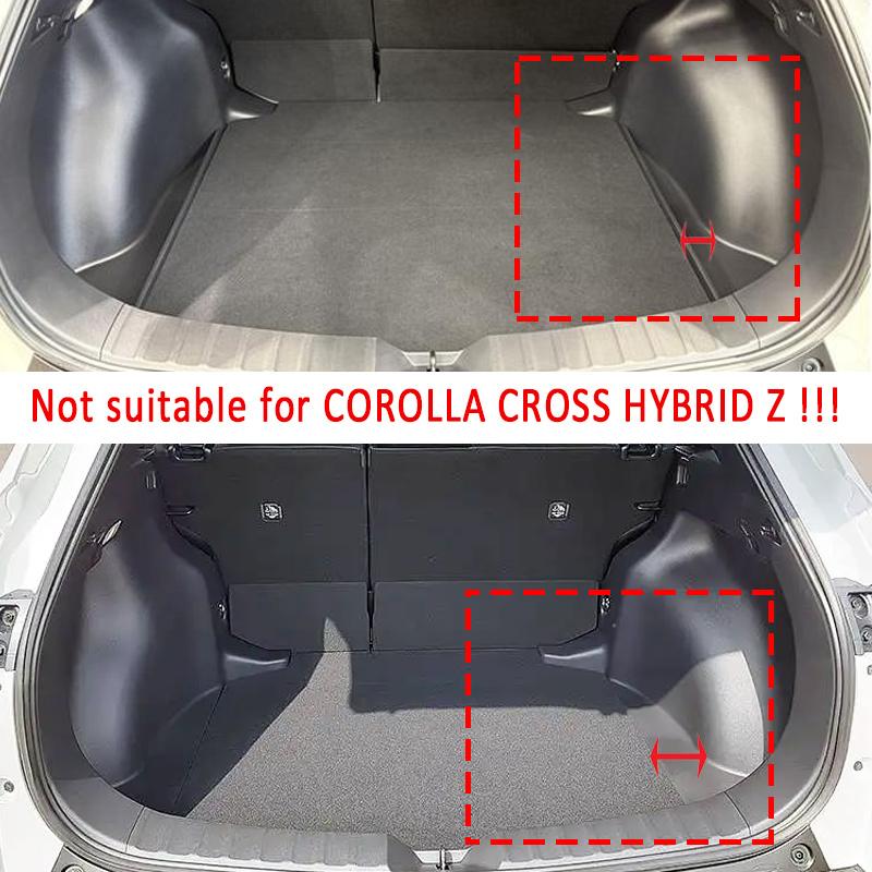 Kofferraummatte für Toyota Corolla Cross XG10 2022~2025 Schmutzabweisende Ladebodenmatten Aufbewahrungskissen Teppich Zubehör 2023 2024