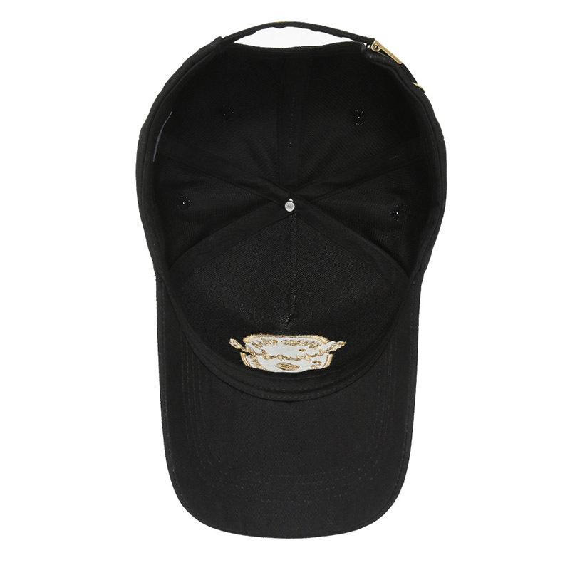 Hat Men's Plus Size Five Piece Hat Baseball Cap Spring and Autumn Korean Edition Men's Summer Sun Hat Women's Big Head Circumference Cap