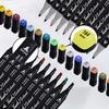 40/60/80/120 Random Colors Alcohol Markers Set Dual Brush Tip Permanent Art Markers for Book Painting Card Making Christmas Gift