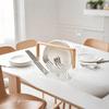 Utensil Holder Fork Spoon Organizer Durable Construction Large Capacity Transparent Design Tableware Storage Box Flatware Caddy