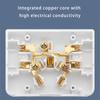 Space Saving Socket Extender 2Pin to 3Pin/2Pin Socket Transition Safe Electrical Accessory Household Travel Essential