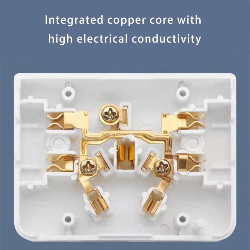 Space Saving Socket Extender 2Pin to 3Pin/2Pin Socket Transition Safe Electrical Accessory Household Travel Essential