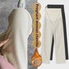 Chenille Wide-Leg Maternity Pants - Autumn/Winter Cotton Velvet Corduroy Straight-Leg Floor-Length