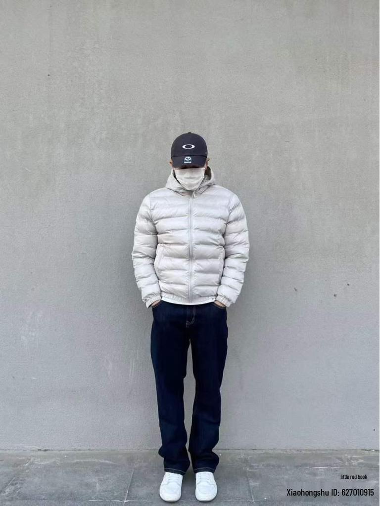 2025 Trendige leichte Herren-Kapuzenjacke aus weißer Entendaune: Vielseitige, Warme, Lässige Winterkleidung