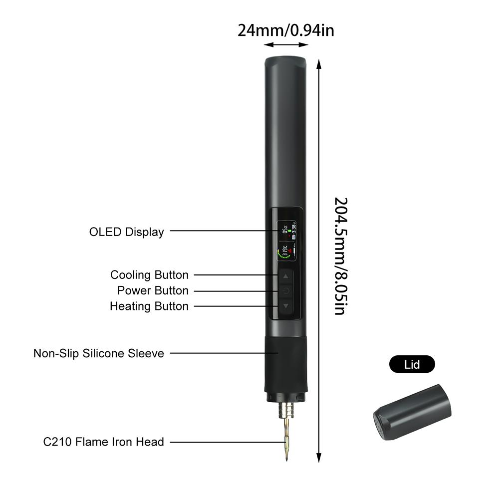 75W Electric Soldering Iron Adjustable Temperature LED Digital Display Electronic Welding Repair Tools With Solder Tin Iron Tips