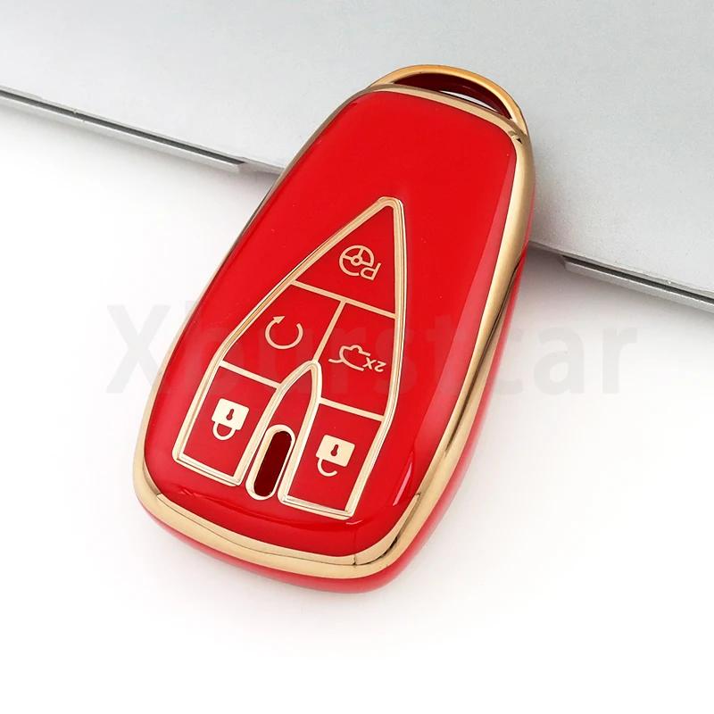 3/4/5 Knoppen TPU Auto Sleutelhanger Hoes Automative Behuizing Afstandsbediening Houder Geschikt Voor Changan Cs55 Plus Cs75 Plus Unit Unik Cs35Plus Oshan X7 X5 Auto