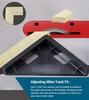 45 Degree Miter Sled 45 Degree Miter Cut Miter Groove Miter Woodworking Table Saw Auxiliary Tool Miter Table Saw Positioner