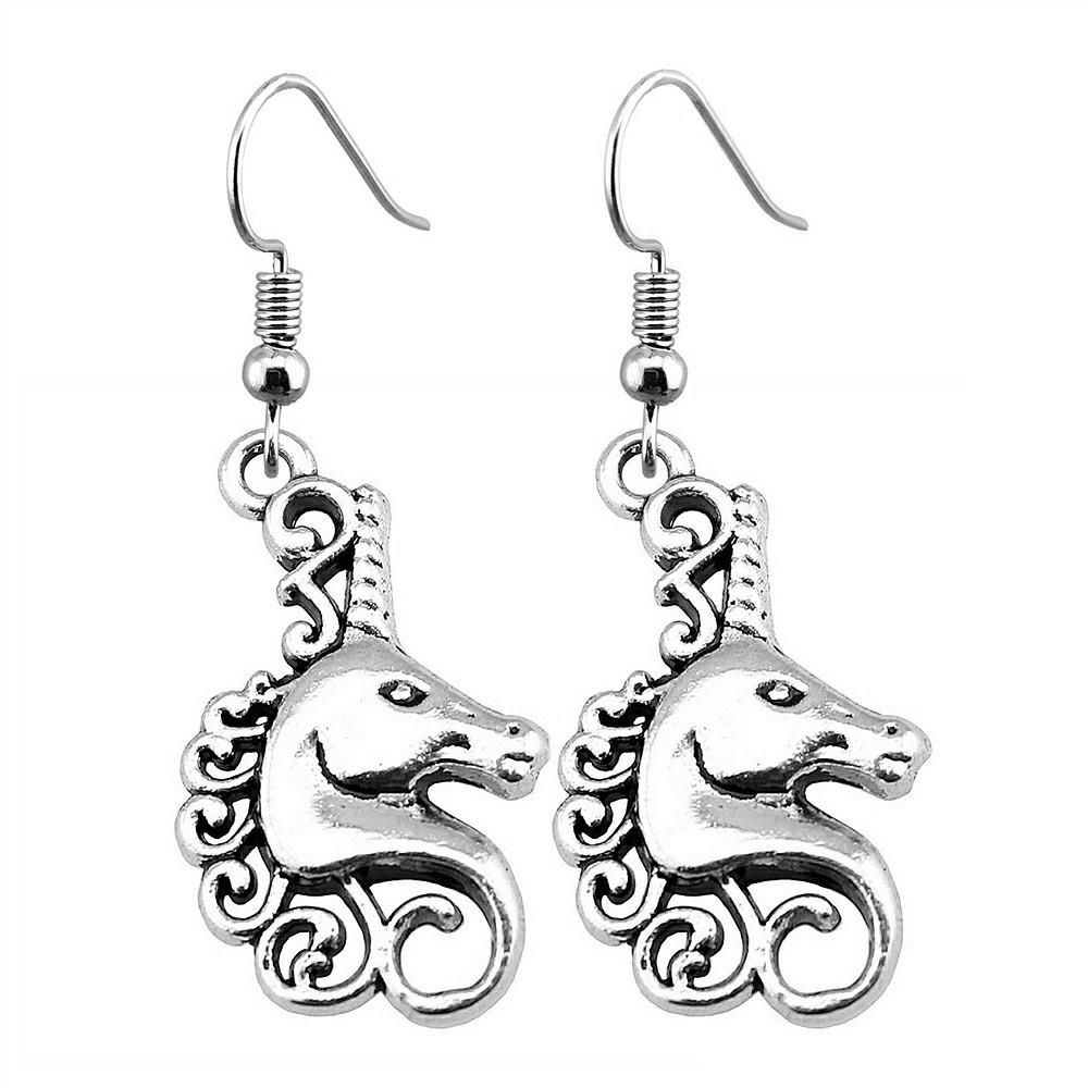 Streetwear New Arrival Dragon Snake Horse Anime-Themed Drop Earrings Unique Formal Gift for Her