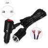 Car Cigarette Lighter Extension Cord with On/off- Button Max180W for Car Chargers, Vacuum Cleaners, Fans, LED Lights,