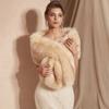 Faux Fox Fur Shawl Faux Fur Wrap Wedding Evening Party Stage Dress Plush Outerwear Fashion Scarf