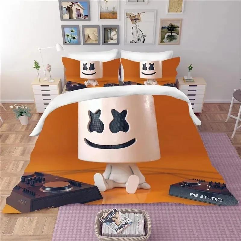 Digitaldruck Ihr König Ihre Königin Schwarze Bettdecke Bettwäsche-Sets Schlafzimmer-Bettdecken-Set Heimtextilien Bettwäsche Luxus 240x220 Bett-Set
