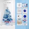 Christmas Blue Mini Tree Set - 45cm & 60cm Decorations