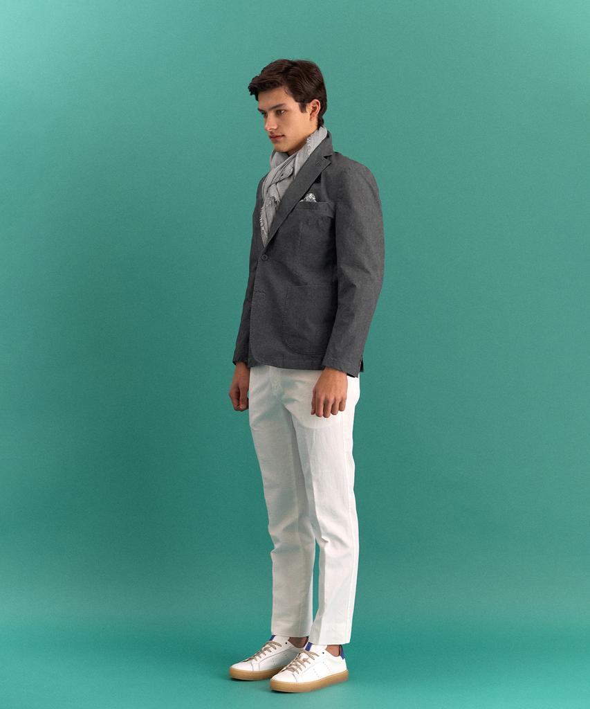 Panicale Blue Plant Dyed Cotton Jacket