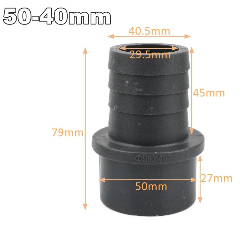 Conectores de UPVC de 16/20/32/40/50/63 mm Conector para Riego de Jardín Adaptador para Tubo Flexible Suave Accesorios para Tuberías de Agua