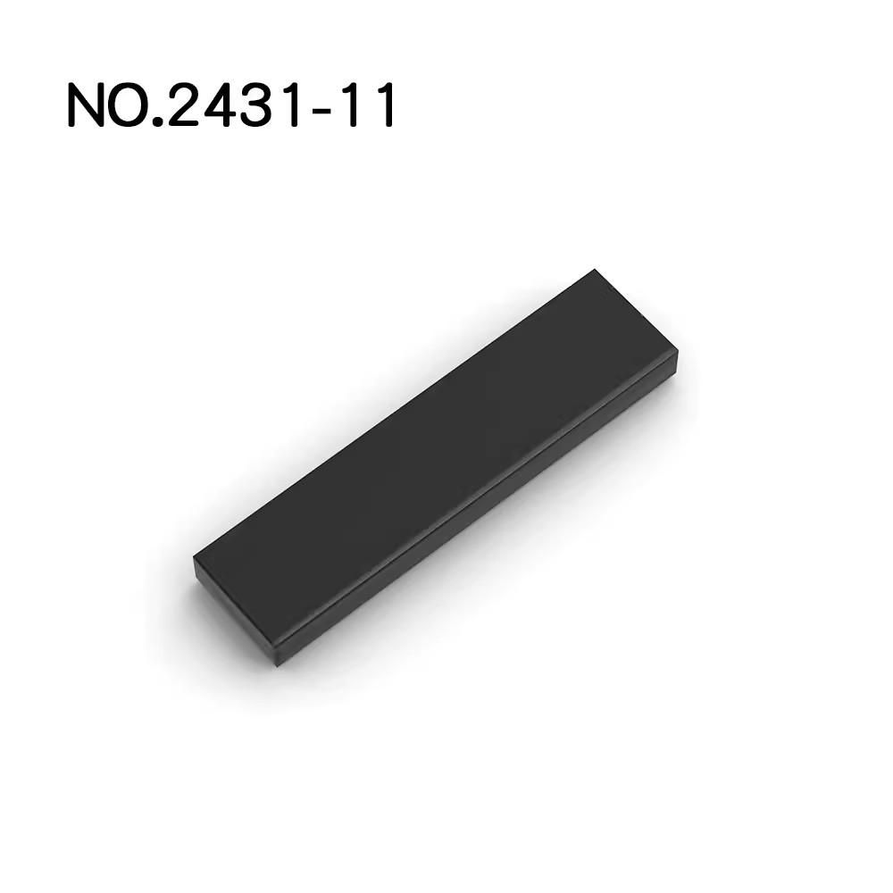 20 шт. Детали MOC 2431 Плитка 1x4 с пазом Совместимые кубики DIY Сборка Строительные блоки Частицы Детская головоломка Развивающая игрушка Подарок