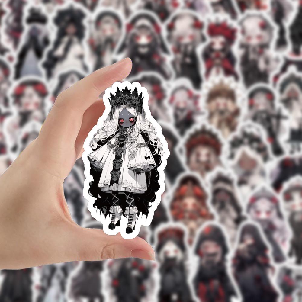60PCS Dark-Style Little Lolita Stickers - Mysterious Cute Designs for Decorating Notebooks, Phones & More AnimeWorlds Store