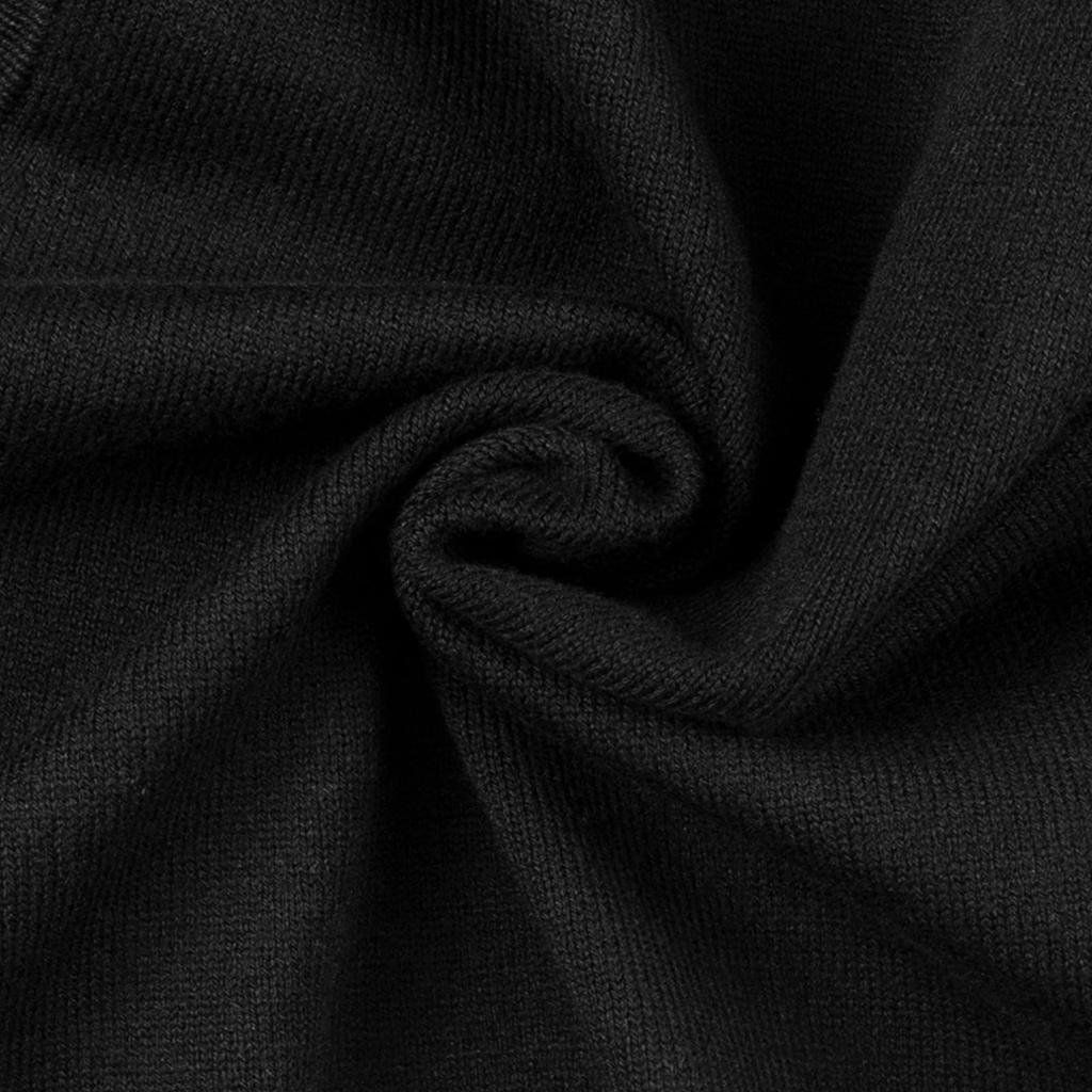 LOLANTA Knit School Perfect for Uniforms and Solid Size 160 Kids' Vest, V-Neck, Unisex, Recitals, Black,