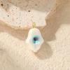 Colorful Ceramic Palm Eye Heart Snowman DIY Jewelry Accessories