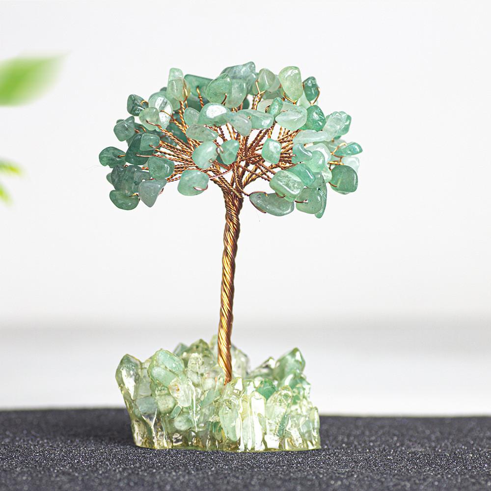 Crystal Tree Decor With Natural Quartz For Home Office Gift Gift For Teens
