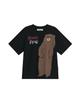 THEMUSEUMVISITOR Beary Bear T-Shirt (Black)