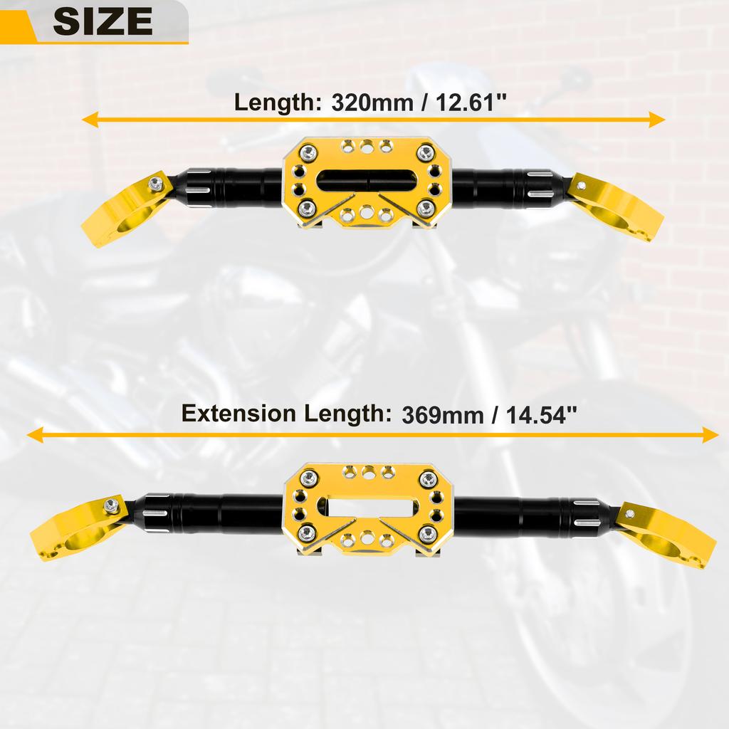 Motoforti Motorcycle Handlebar Universal Adjustable Aluminum Alloy Balance Bar Handle Bracket Center Motorcycle Parts