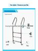 304 Stainless Steel Swimming Pool Ladder with Thickened Handrail and Pedal