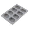 Silicone Cake Mold Hand Soap Mold 8-Hole Oval Mold Jelly Mold Soap Mold