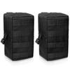 WYNEX 2-Pack MOLLE Tactical EDC Utility Pouch, Compact and Waterproof, for Organizing Small Gear and Gadgets In Military Backpacks (L+L)