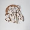 Girls' Cute Bear Print Long-Sleeve Pajama Set