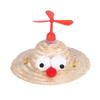 Pet Hat Headgear Cat Dog Decoration Small Puppy Bamboo Dragonfly Straw Hat Pet Accessories Supplies